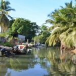 Sainte-Rose : à Viard, la rivière embourbée emprisonne les pêcheurs