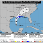 Potential Tropical Cyclone Three Graphics