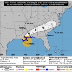 Potential Tropical Cyclone Three Graphics