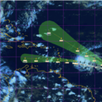 Tempête Bret : le système attendu entre la fin d'après-midi de jeudi et la nuit de jeudi à vendredi entre la Martinique et Saint-Lucie