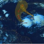 Effets périphériques de la tempête tropicale Philippe : vigilance jaune en Guadeloupe, pour fortes pluies et orages