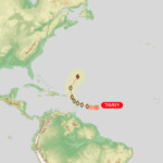 La tempête tropicale Tammy arrive sur les Antilles