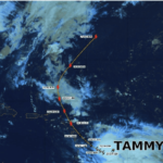 La tempête tropicale Tammy se rapproche des Antilles, la Martinique est en alerte jaune