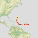 L'ouragan Tammy continue à s'éloigner de la Martinique